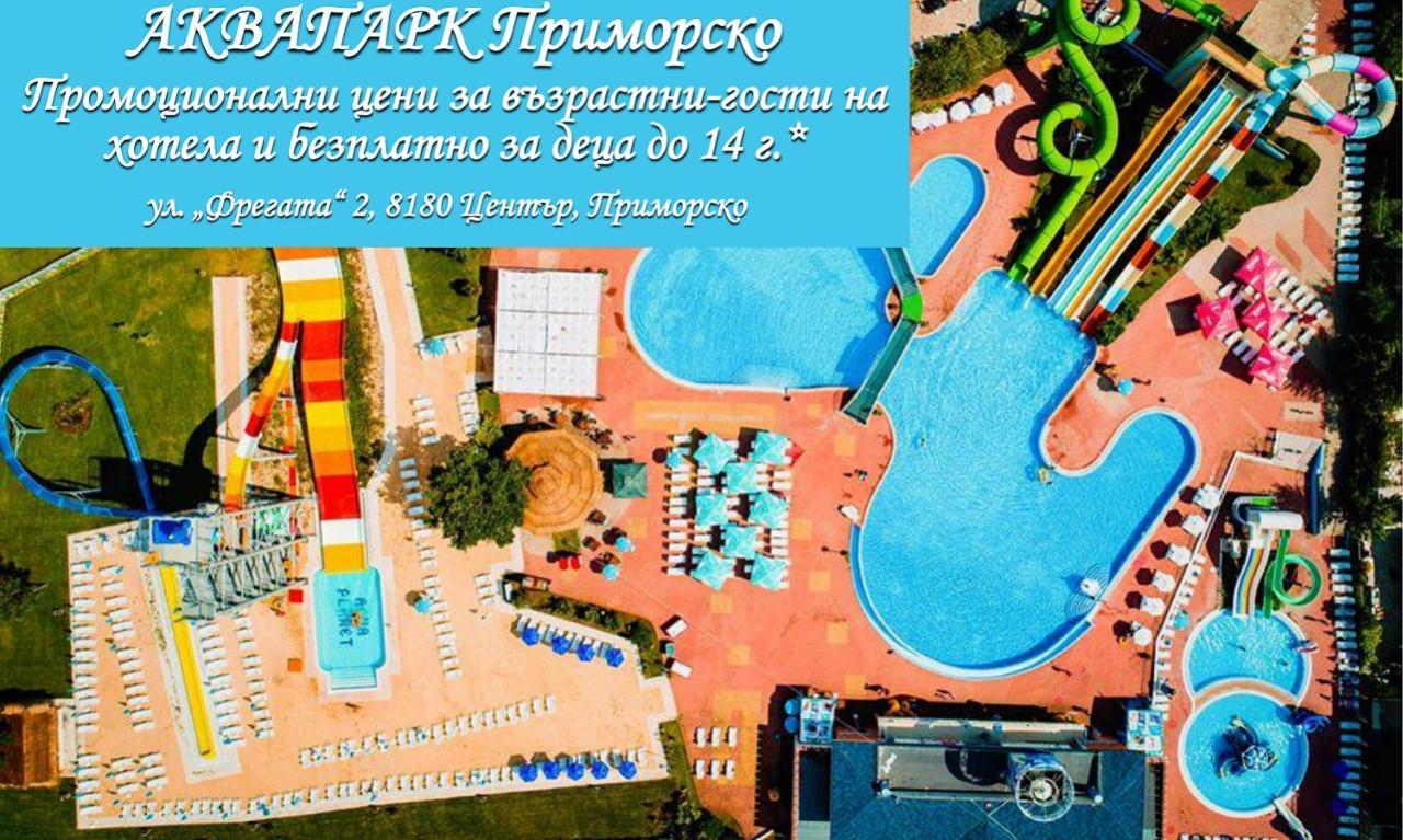 Perla Plaza Hotel Primorsko Dış mekan fotoğraf